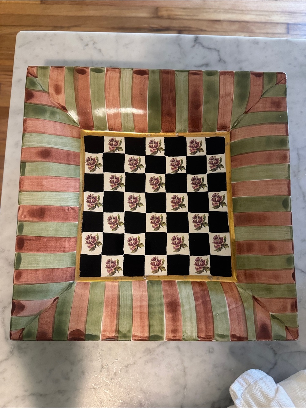 Mackenzie-Childs Square platter